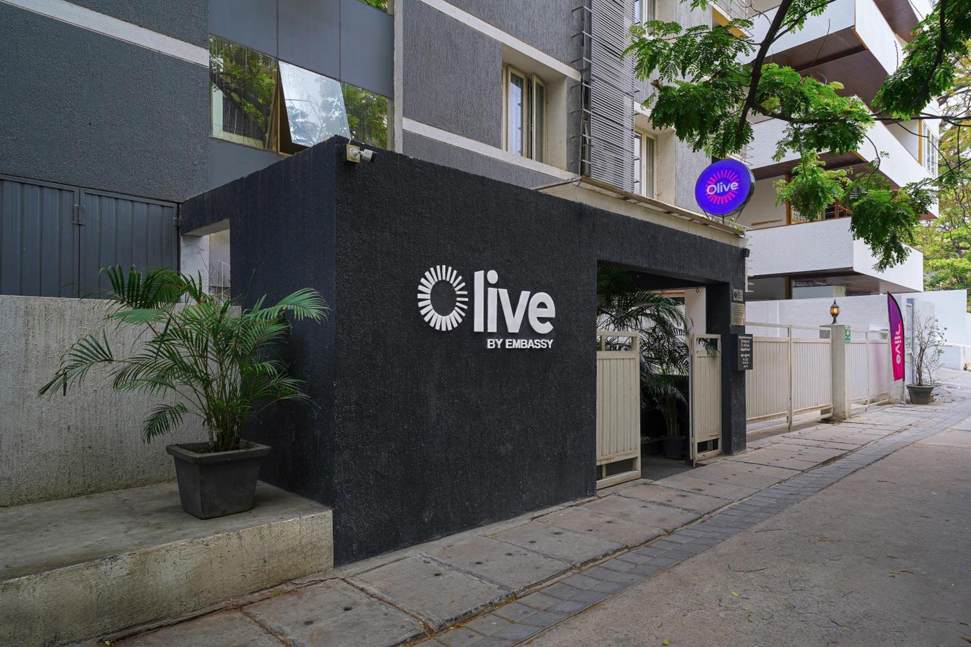 Olive Hotel Magrath By Embassy Group Bangalore Exterior foto