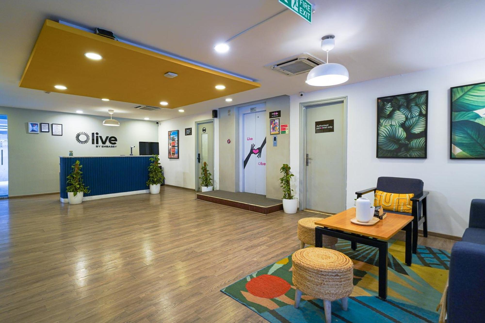 Olive Hotel Magrath By Embassy Group Bangalore Exterior foto